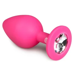 EasyToys - Plug à diamant taille M - Rose