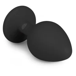 EasyToys - Plug à diamant taille M - Noir