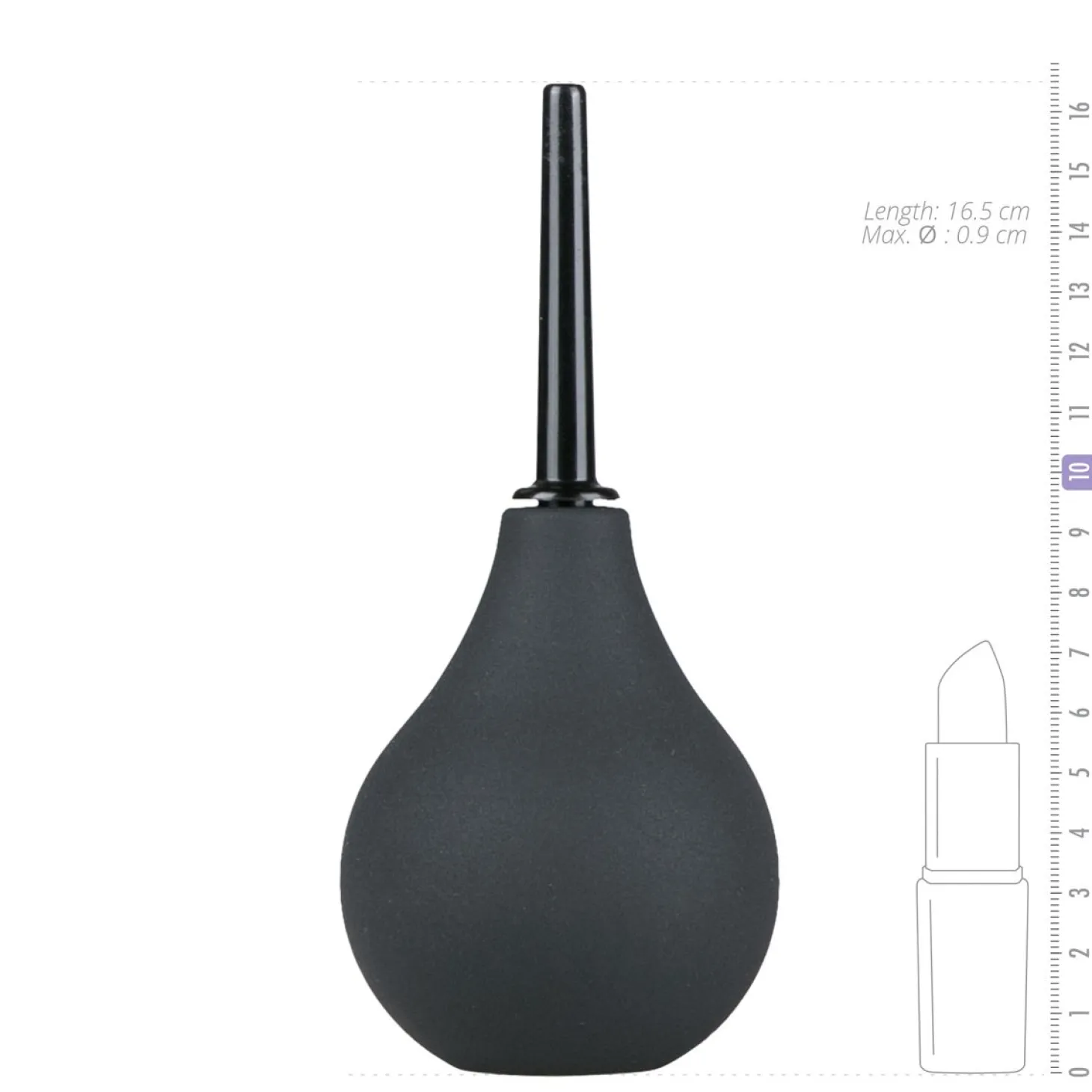 Easytoys - Poire à lavement - Taille L - Noir