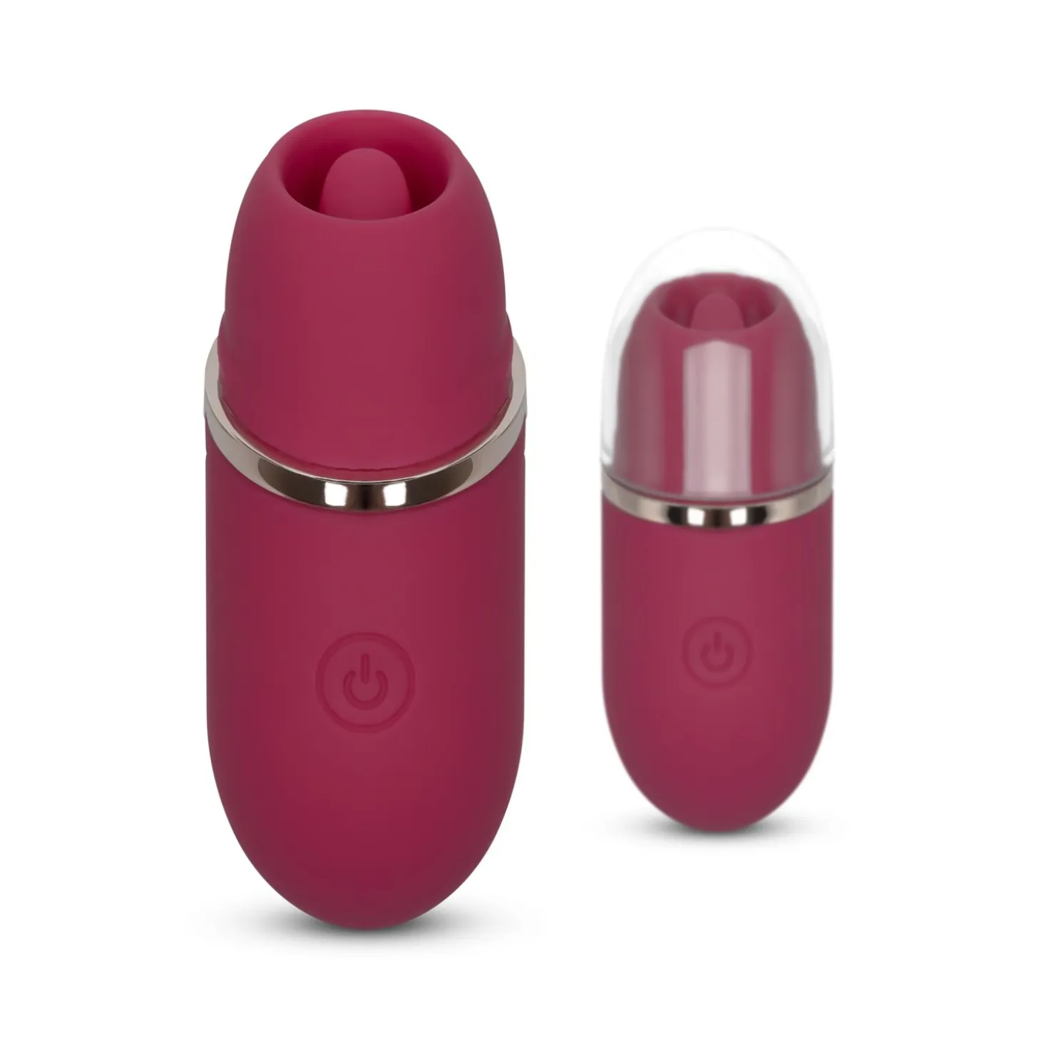 EasyToys - Stimulateur langue avec capuchon de protection - Pourpre