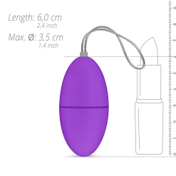 EasyToys - Œuf Vibrant avec télécommande - Violet