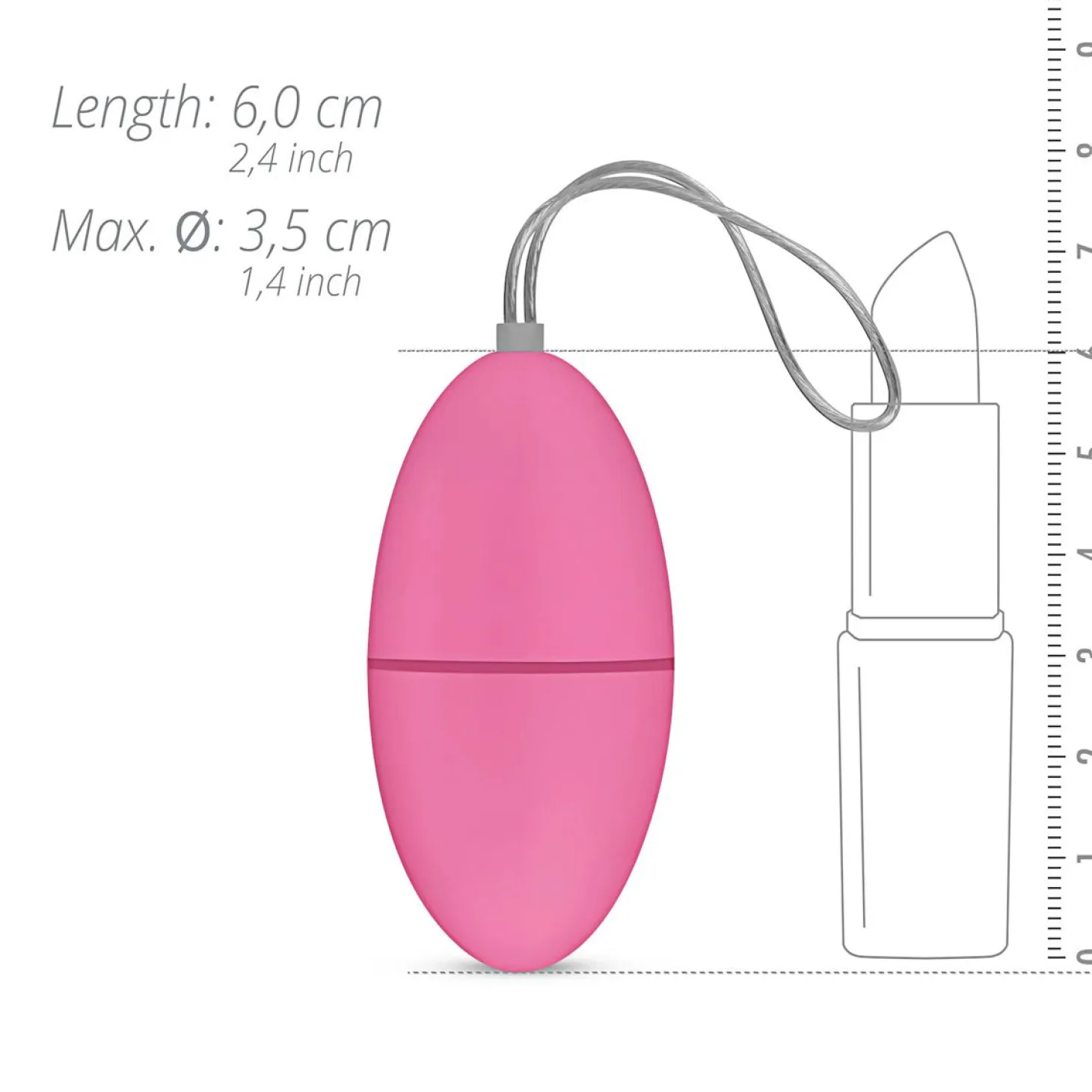 EasyToys - Œuf Vibrant avec télécommande - Rose