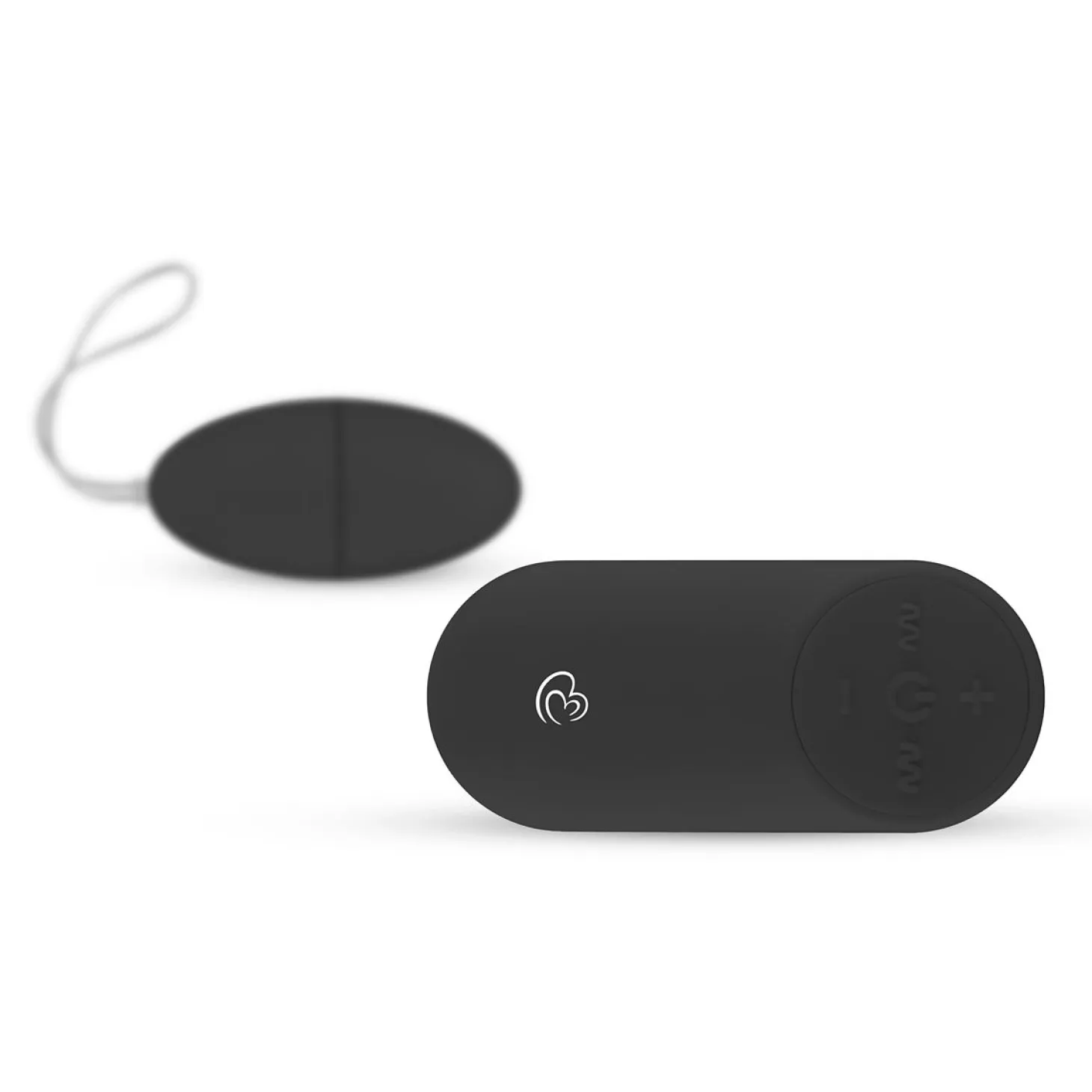 EasyToys - Œuf Vibrant avec télécommande - Noir
