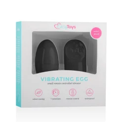 EasyToys - Œuf Vibrant avec télécommande - Noir
