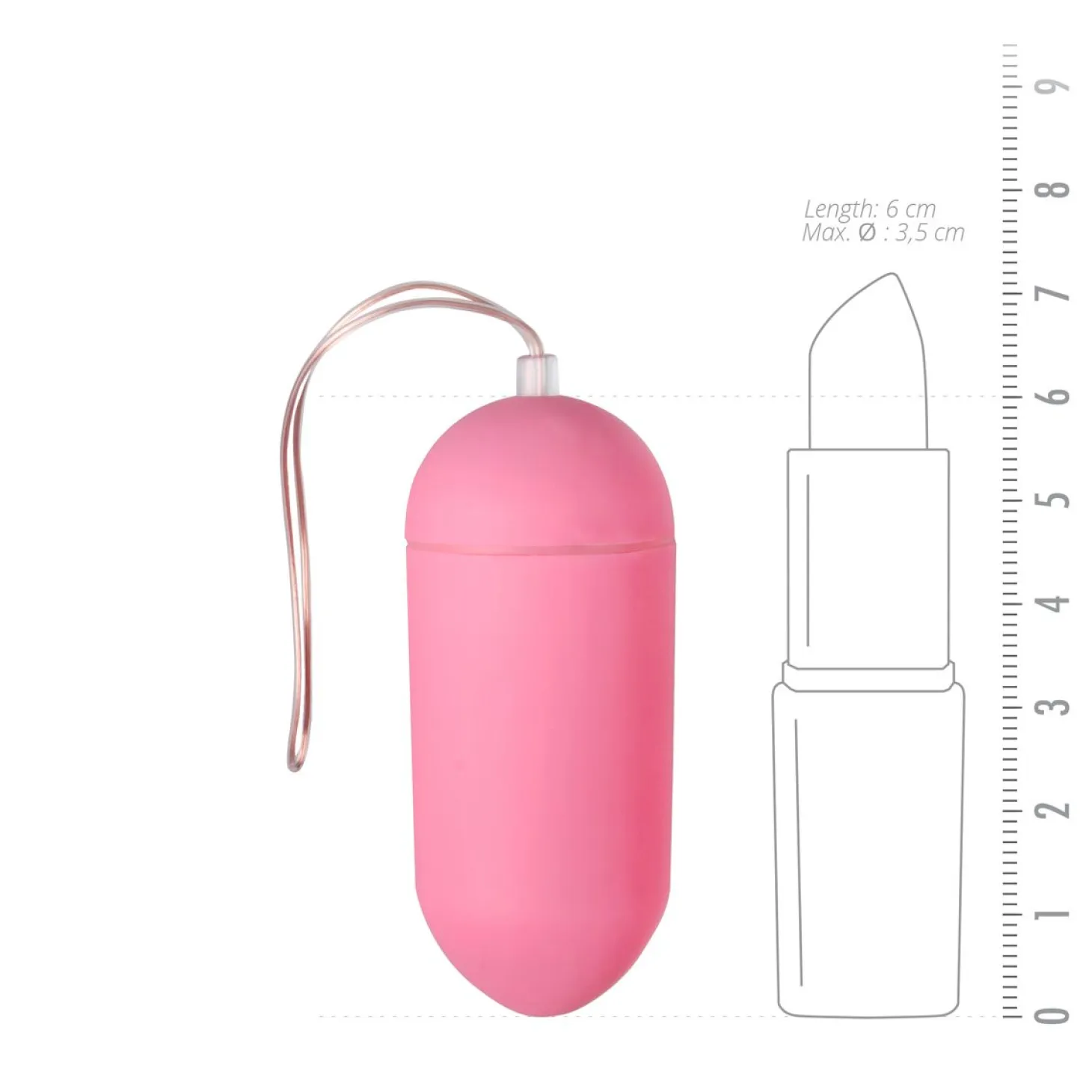 EasyToys - Œuf vibrant télécommandé - Rose