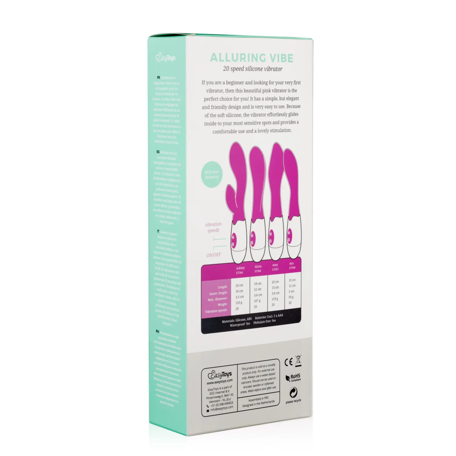 EasyToys - Vibromasseur "Blossom" - Rose