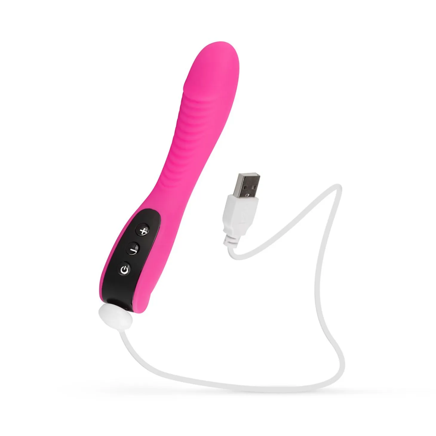 EasyToys - Vibromasseur nervuré point G - Rose
