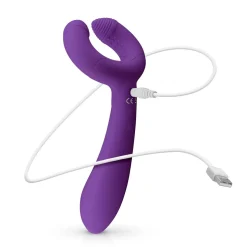 EasyToys - Vibromasseur pour couples - Violet