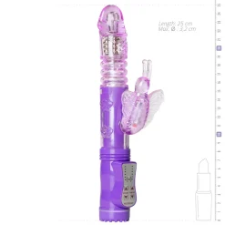 EasyToys - Vibromasseur rabbit papillon - Violet