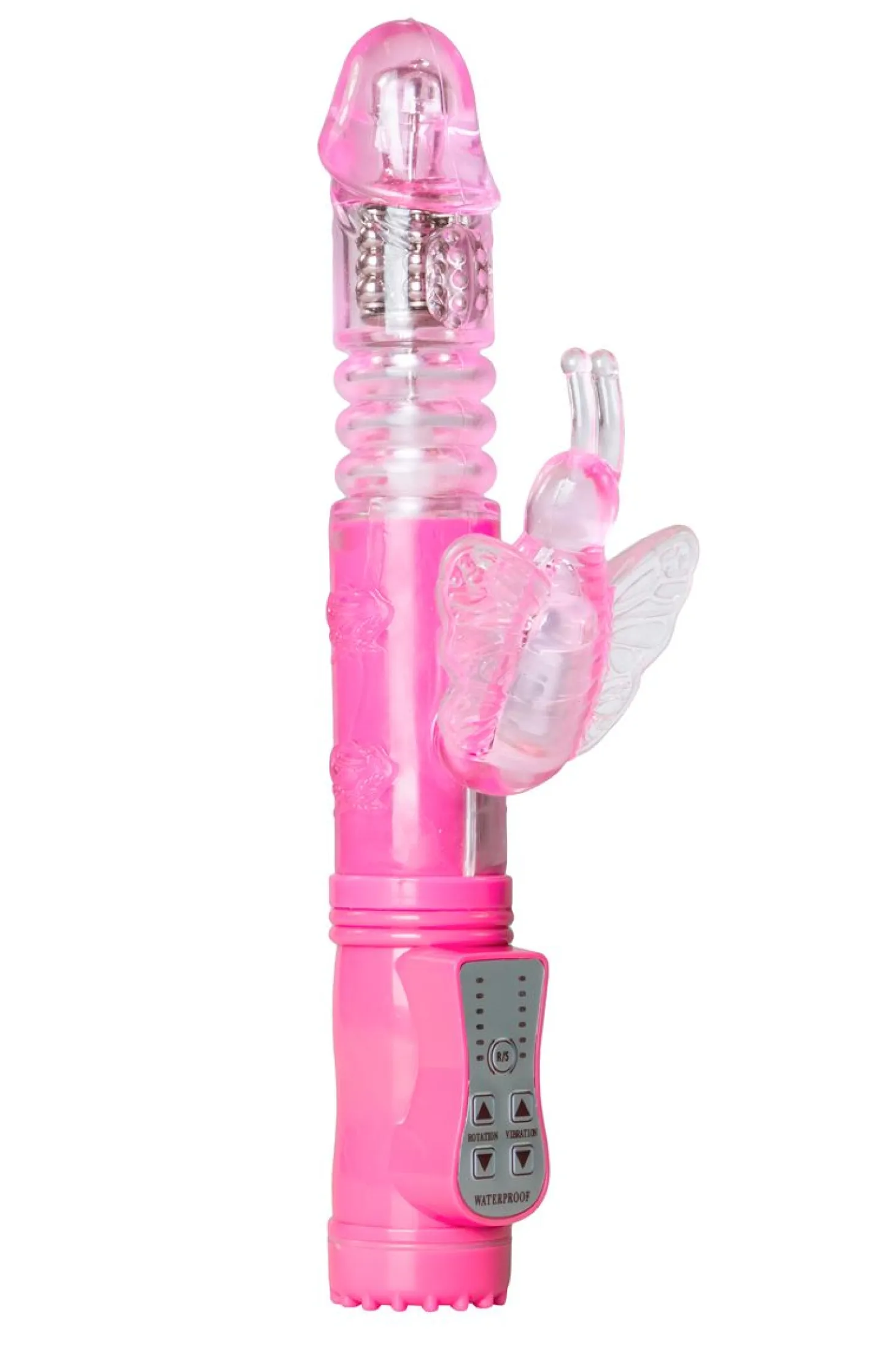 EasyToys - Vibromasseur rabbit papillon - Rose