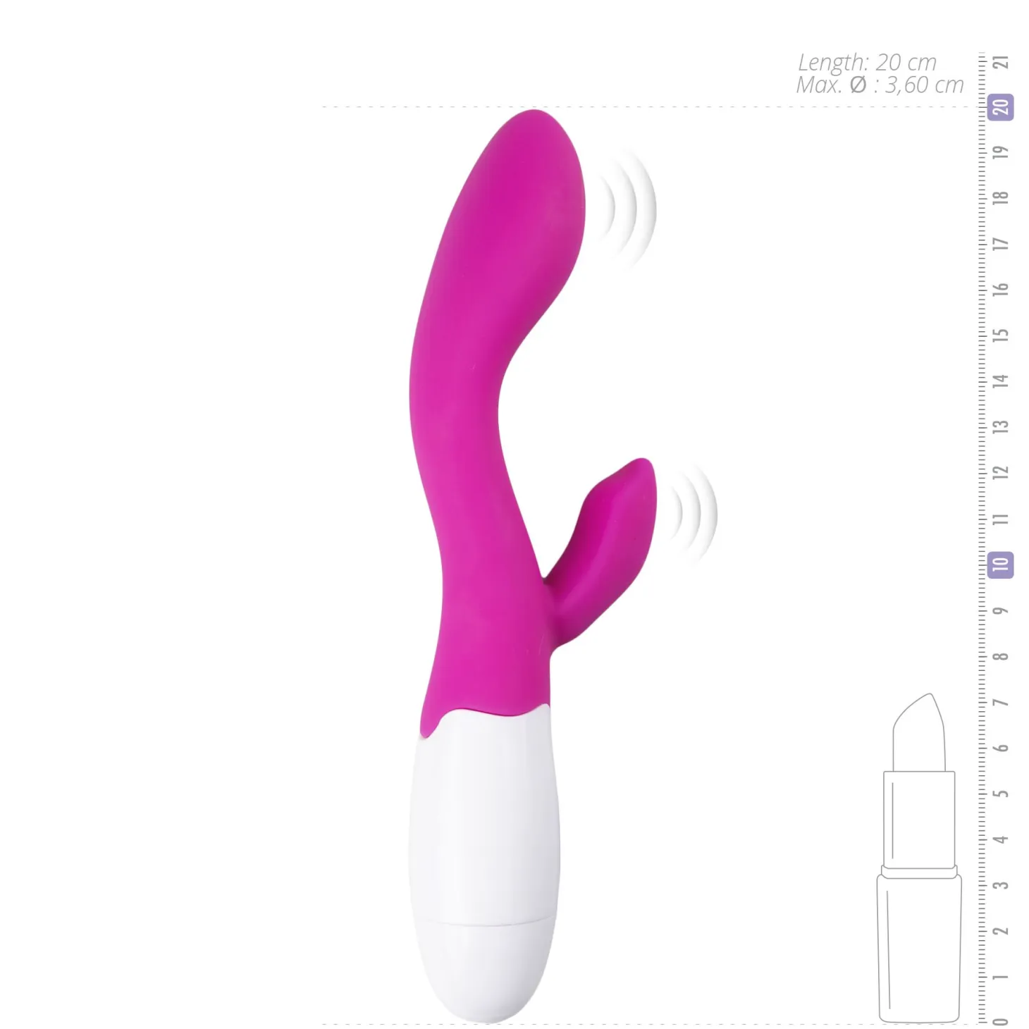 EasyToys - Vibromasseur Rabbit "Lily" - Rose