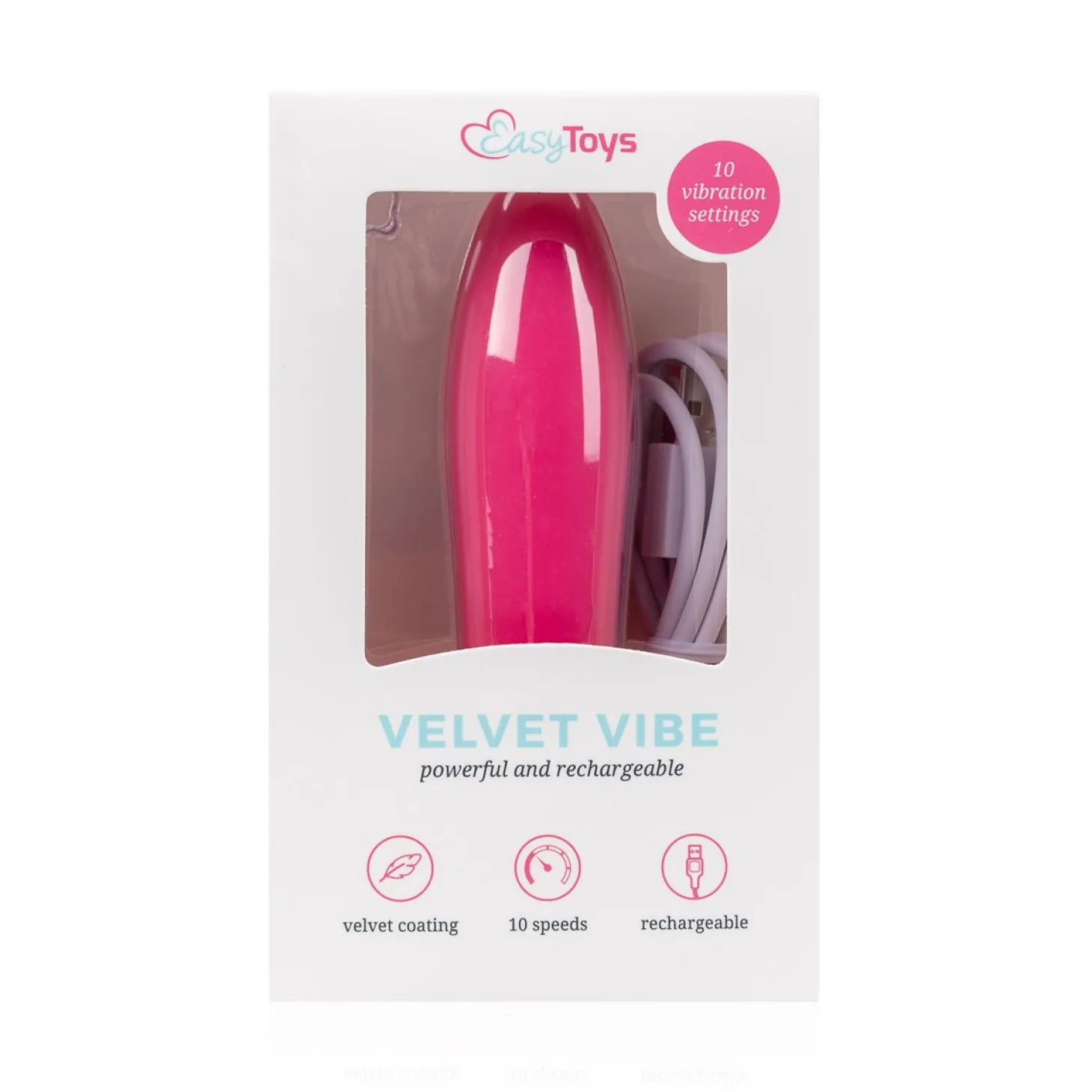 EasyToys - Vibromasseur ultradoux "Velvet Vibe" - Rose