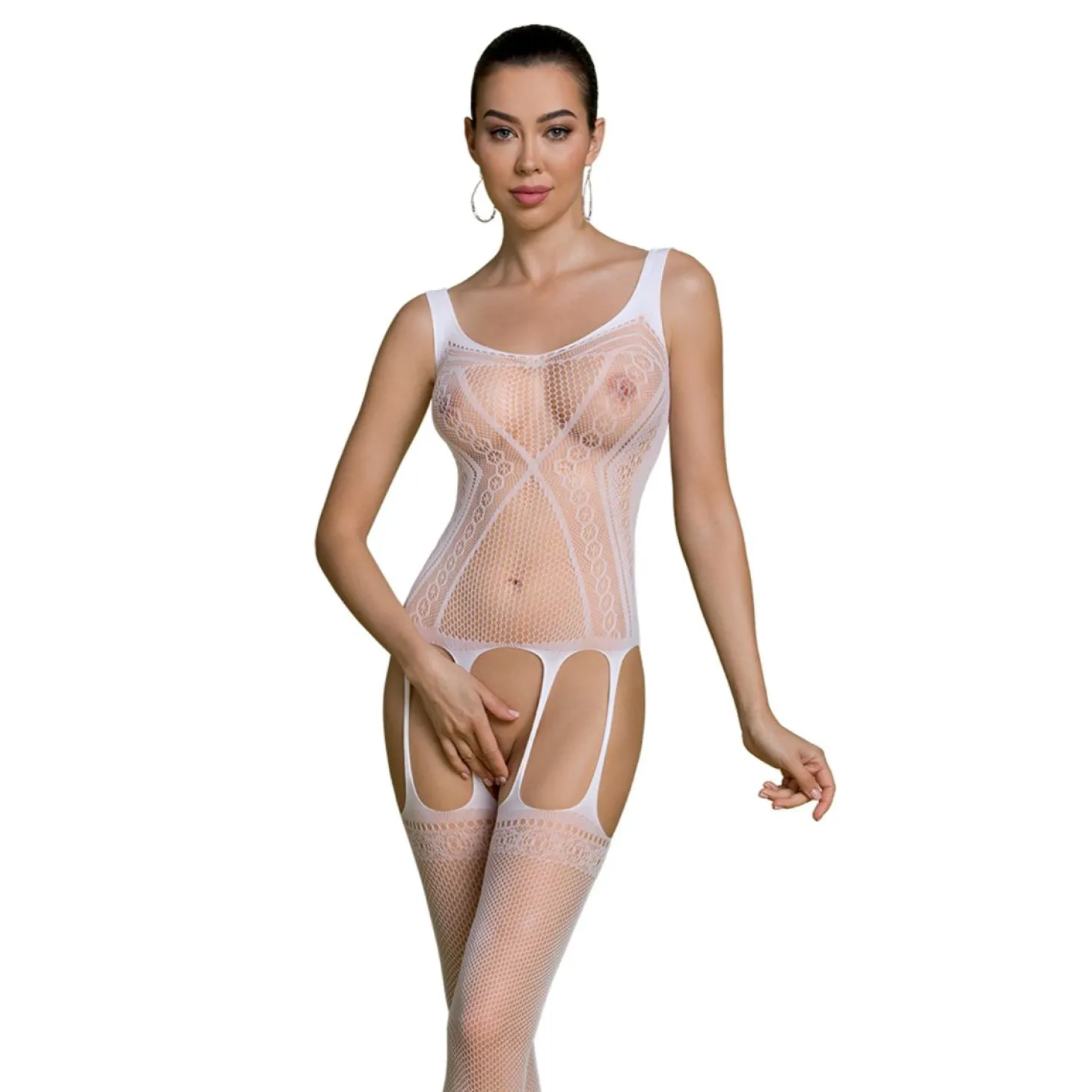 ECO Passion - BS007 Bodystocking - Blanc