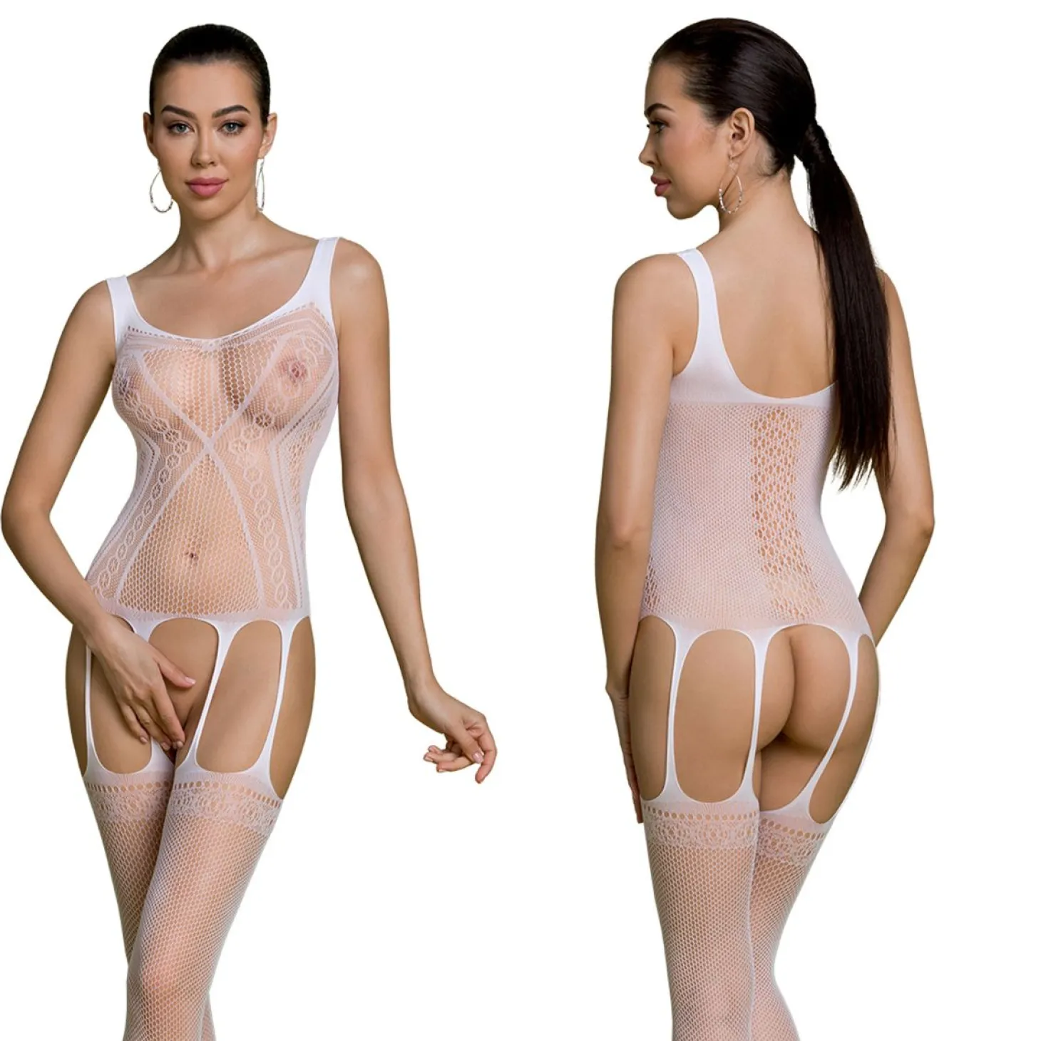 ECO Passion - BS007 Bodystocking - Blanc