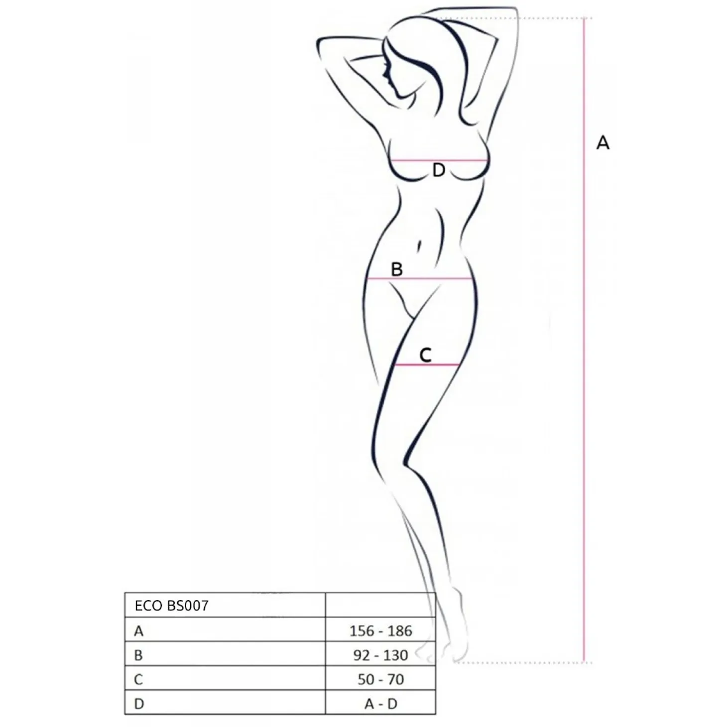ECO Passion - BS007 Bodystocking - Blanc