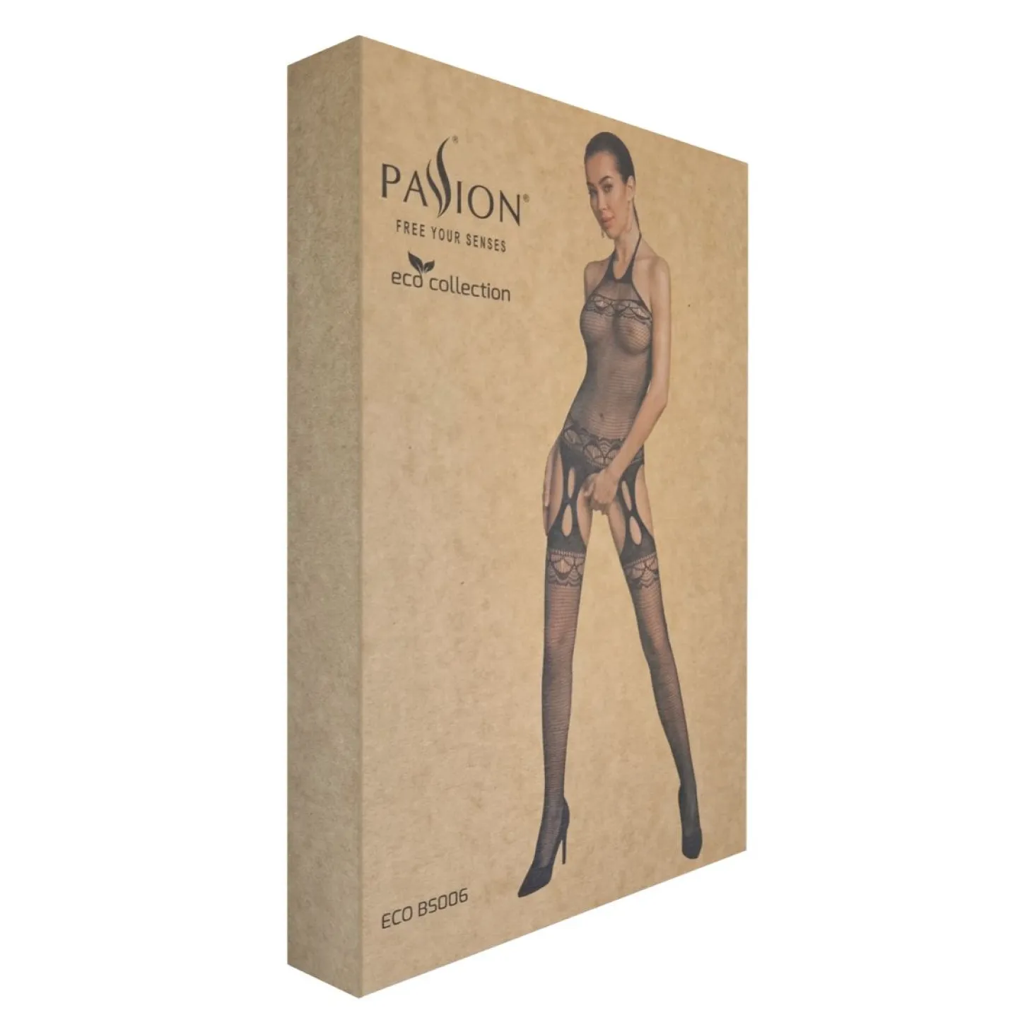 ECO Passion - BS006 Bodystocking - Noir