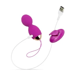 Ensemble de boules de Kegel avec télécommande - Violet