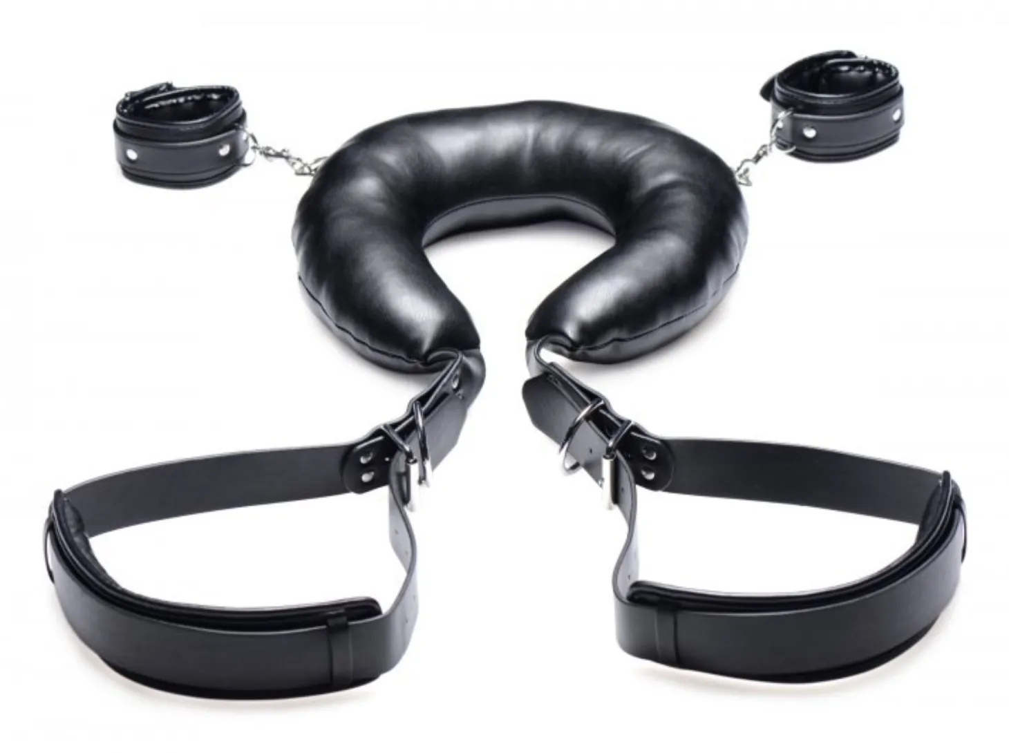 Ensemble de sangles d'immobilisation réglables avec menottes