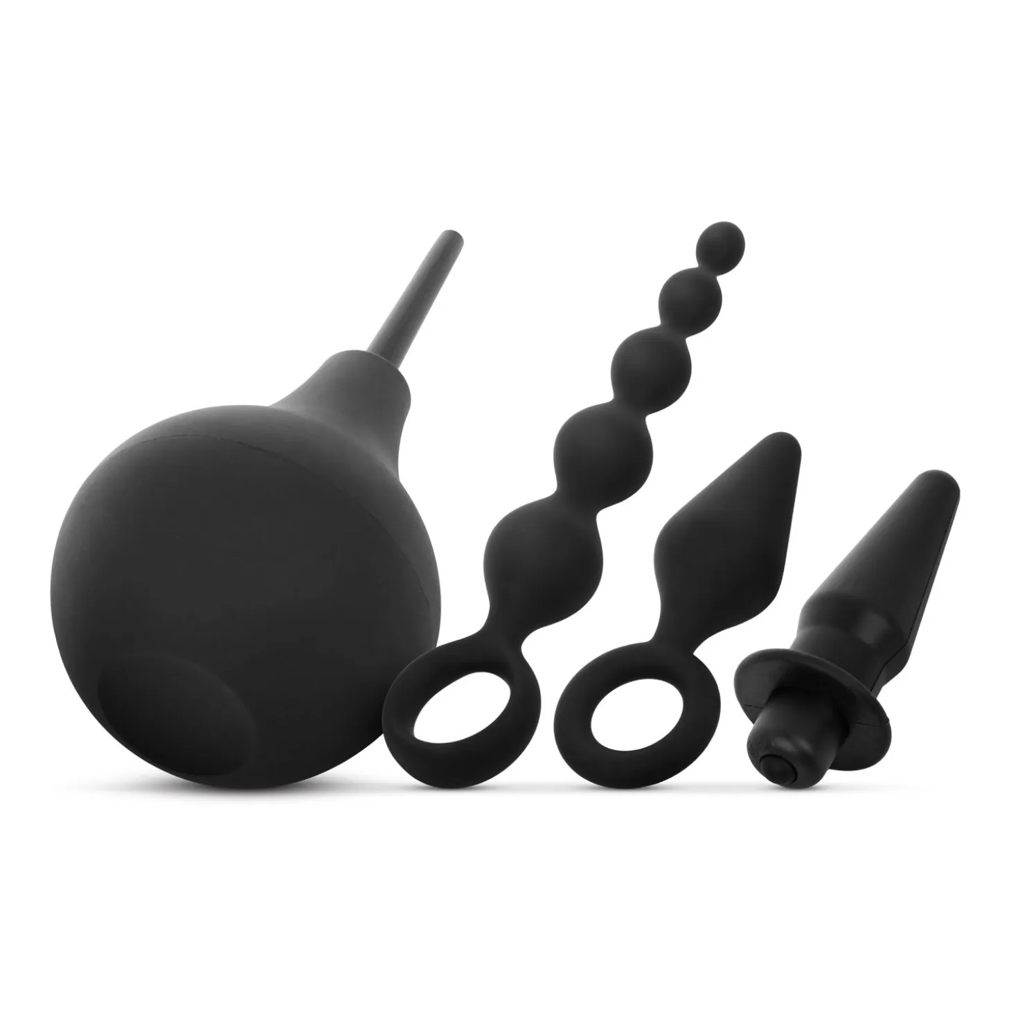 Ensemble Plug Anal et Douche - Noir