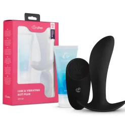 Ensemble plug anal vibrant et lubrifiant Easy Choice