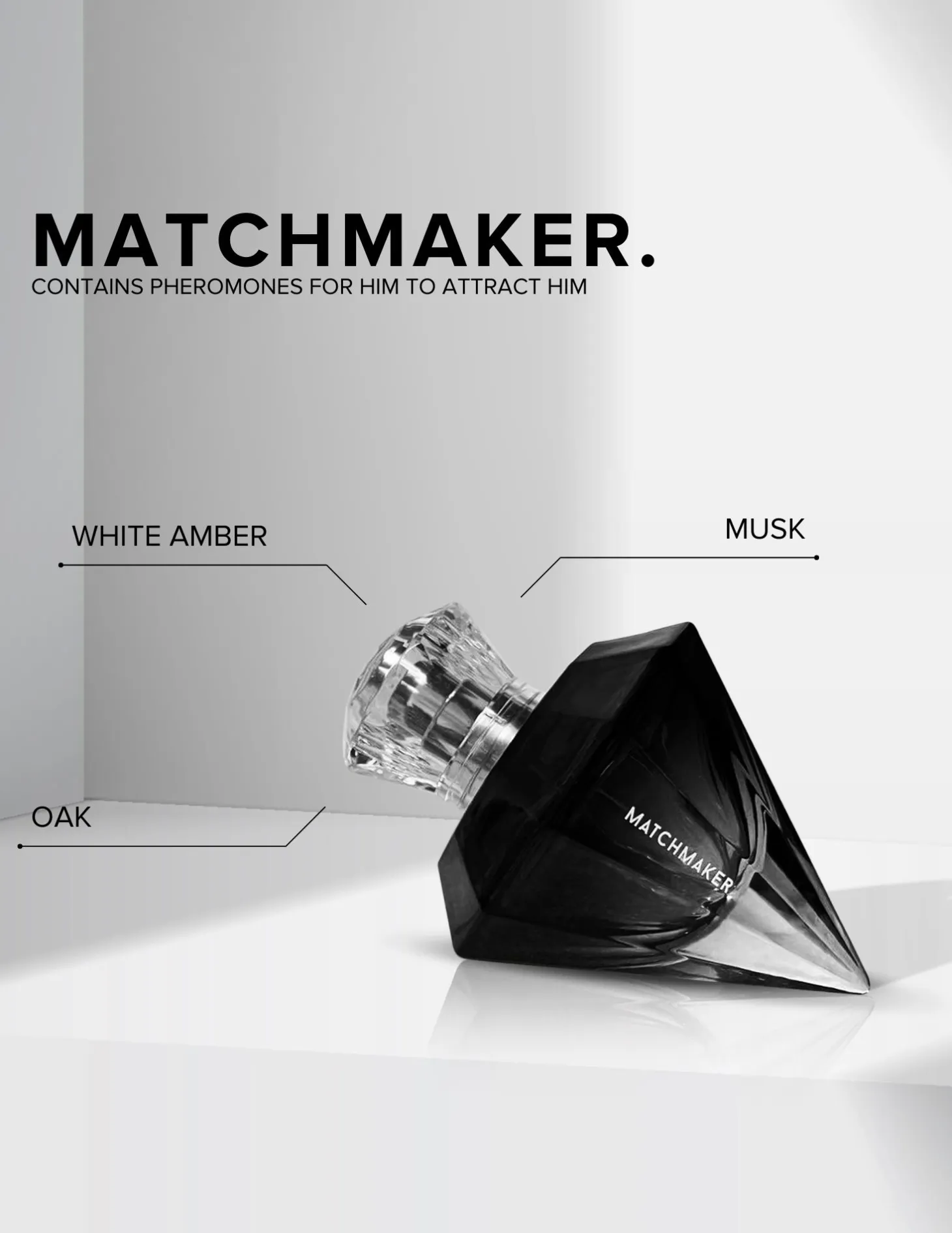 EOL Parfum à base de phéromones Matchmaker Diamant Noir - 30ml
