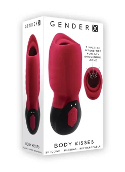 Evolved - Body Kisses Vibromasseur - Rouge/Noir