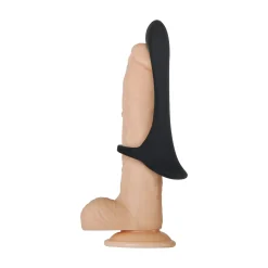 Evolved - Cock Armor Cockring Vibrant - Noir