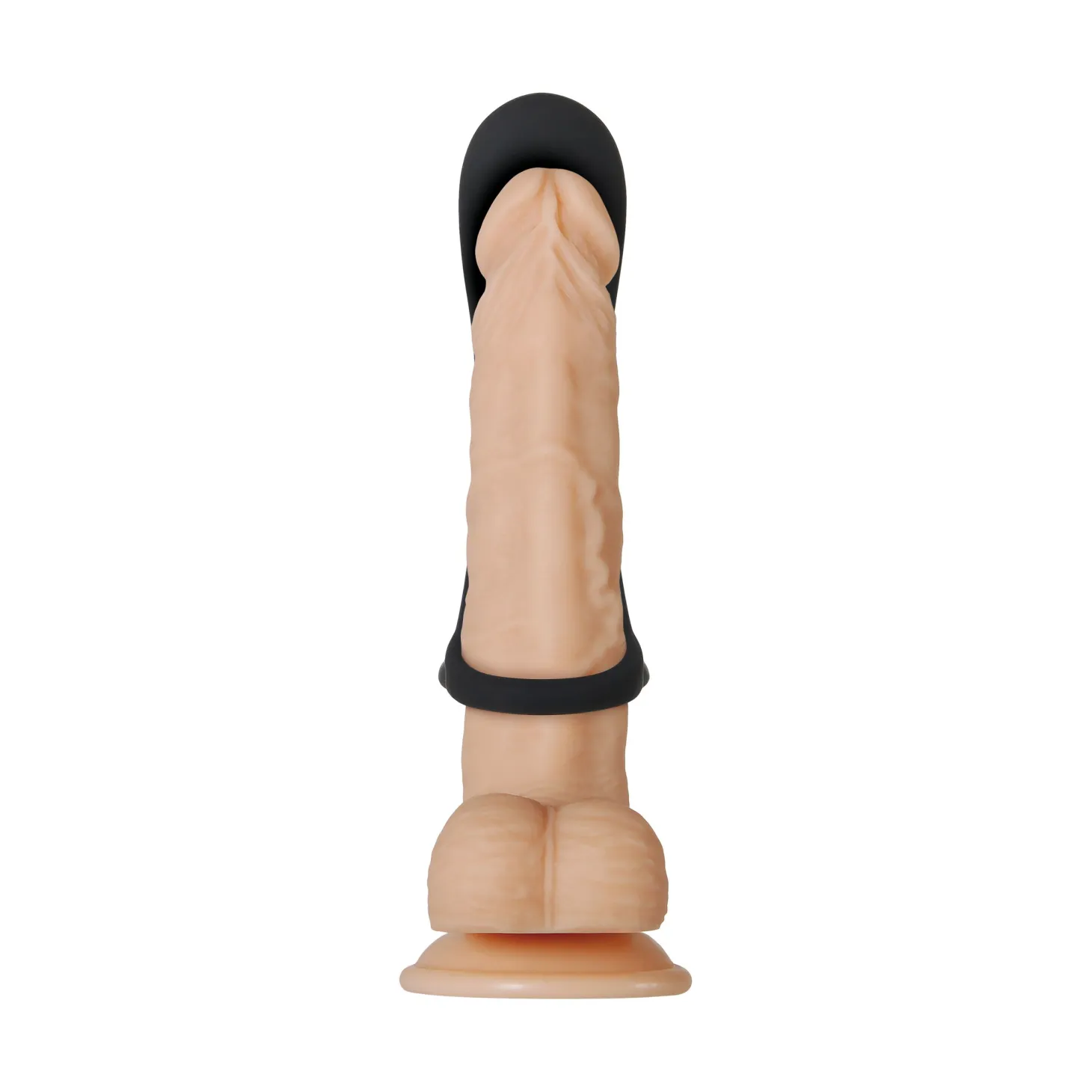 Evolved - Cock Armor Cockring Vibrant - Noir