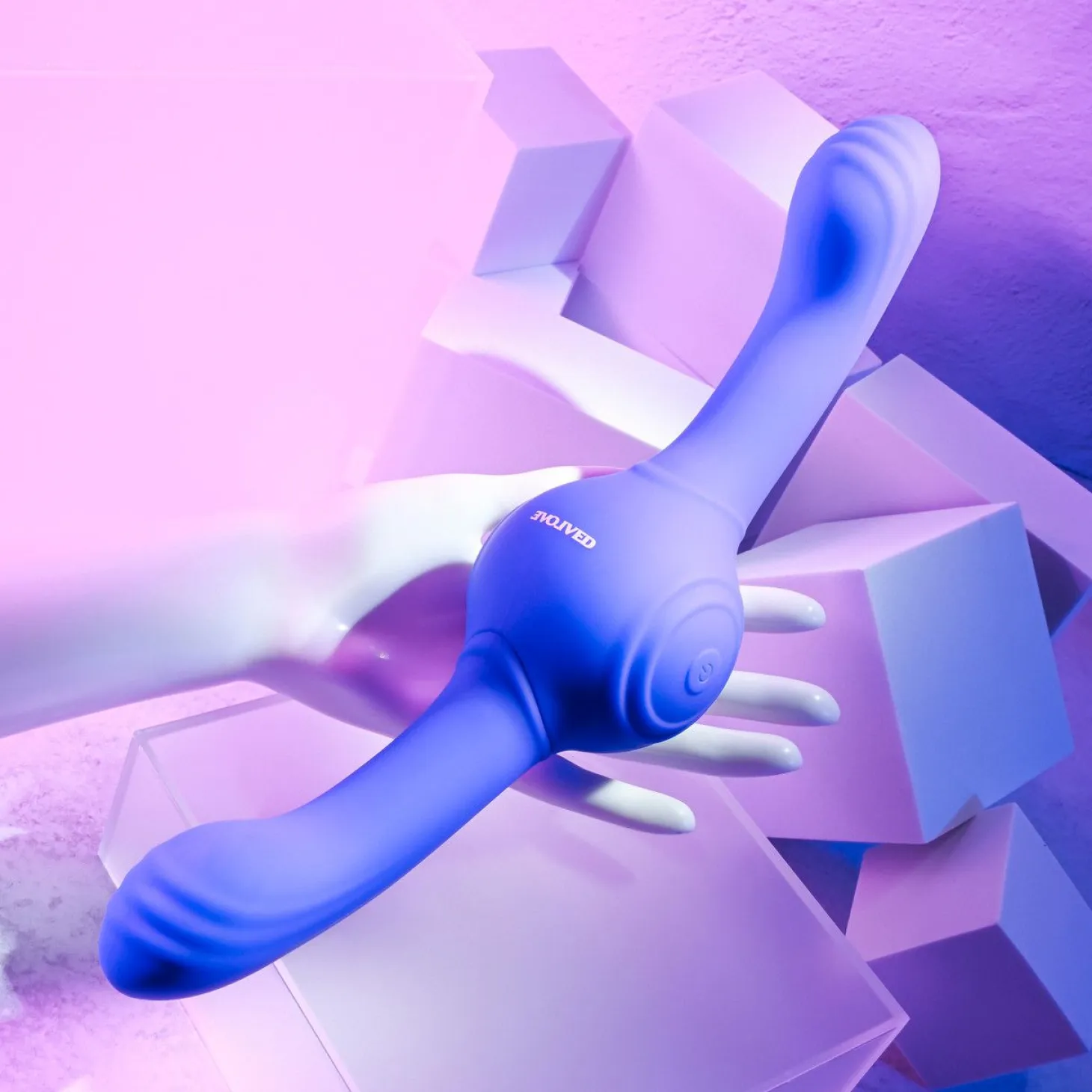 Evolved - Notre Vibromasseur Gyro Vibe à Double Extrémité - Violet
