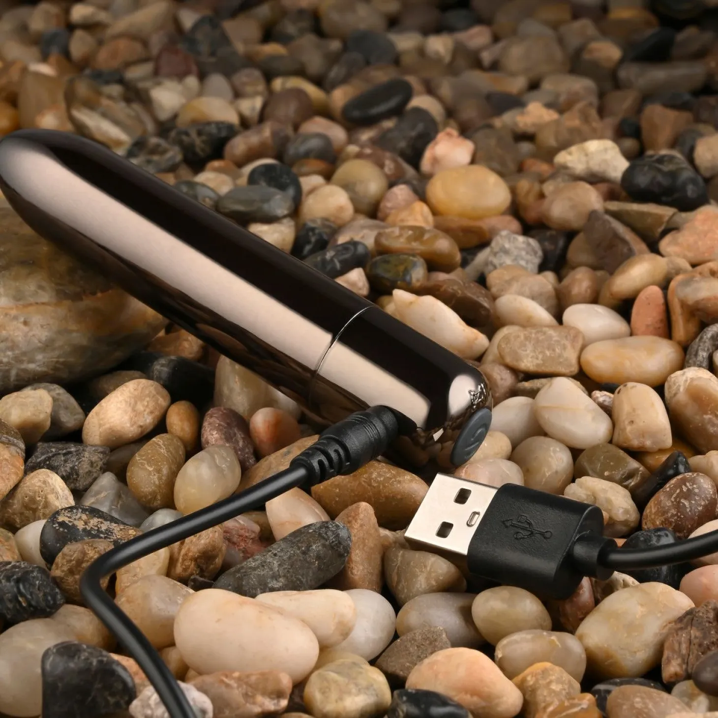 Evolved - Vibromasseur à balle Real Simple - Chrome noir