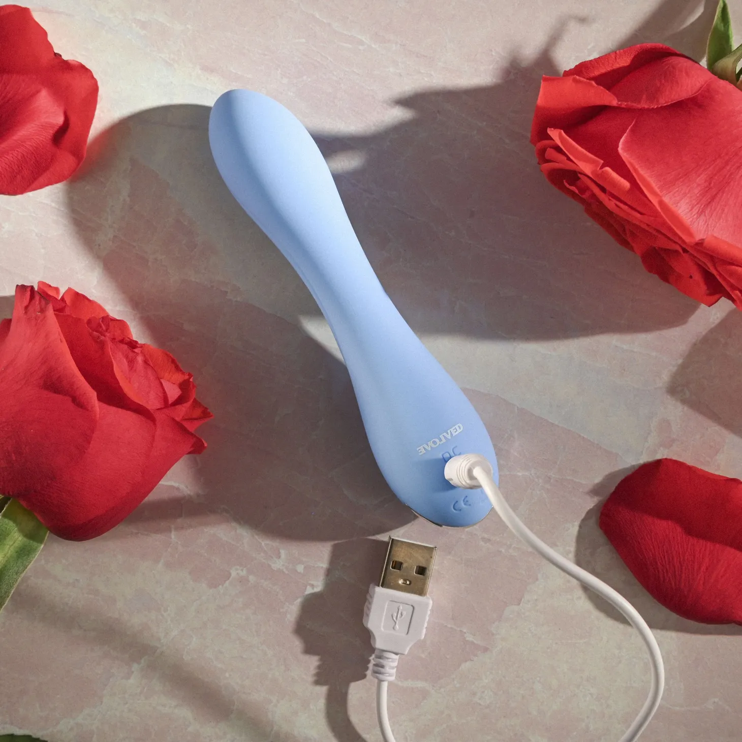Evolved - Vibromasseur Blue Crush pour le point G - Bleu