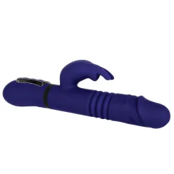 Evolved - Vibromasseur Lapin Tout en Un - Bleu Royal