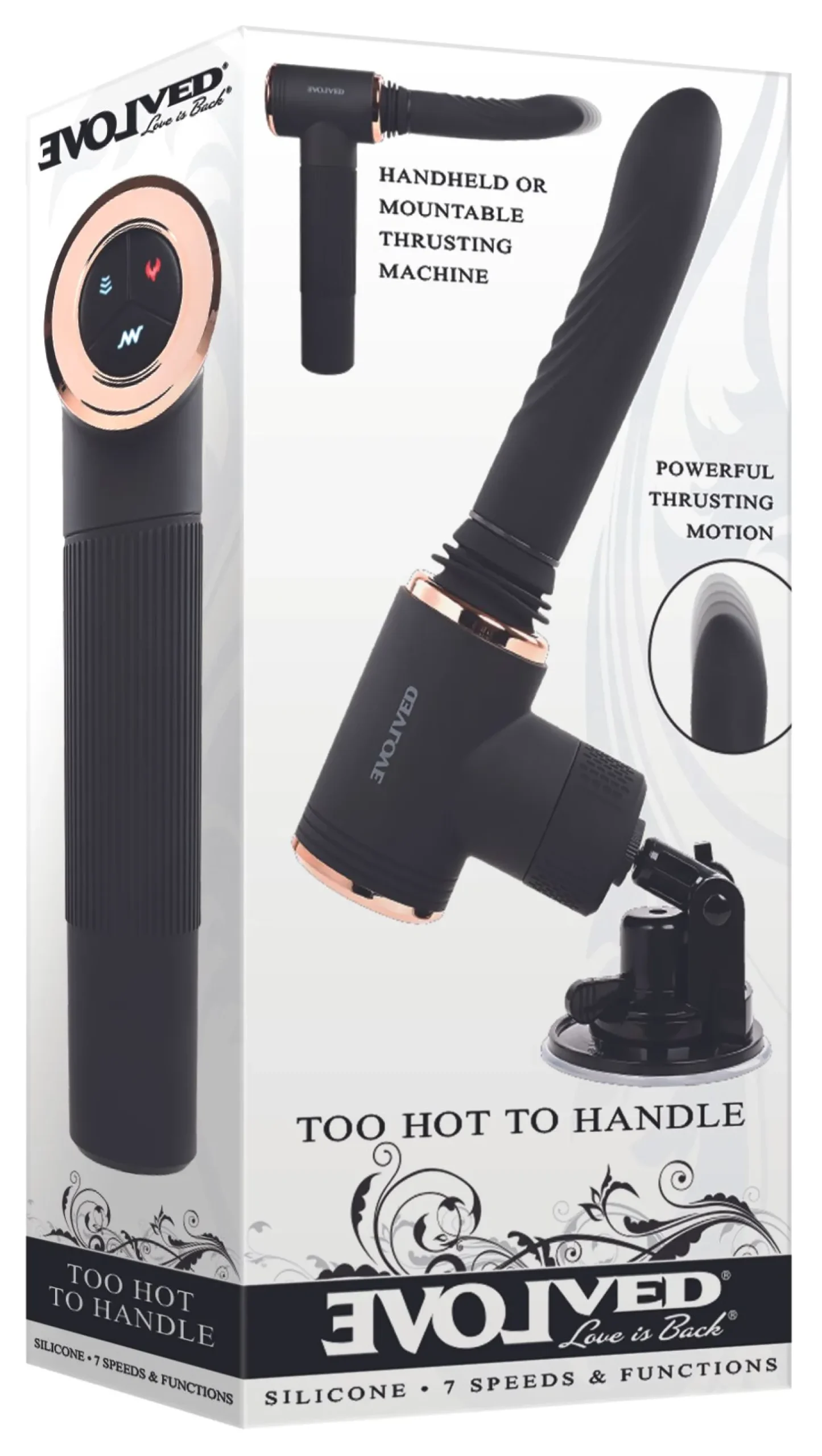 Evolved - Vibromasseur Too Hot To Handle - Noir