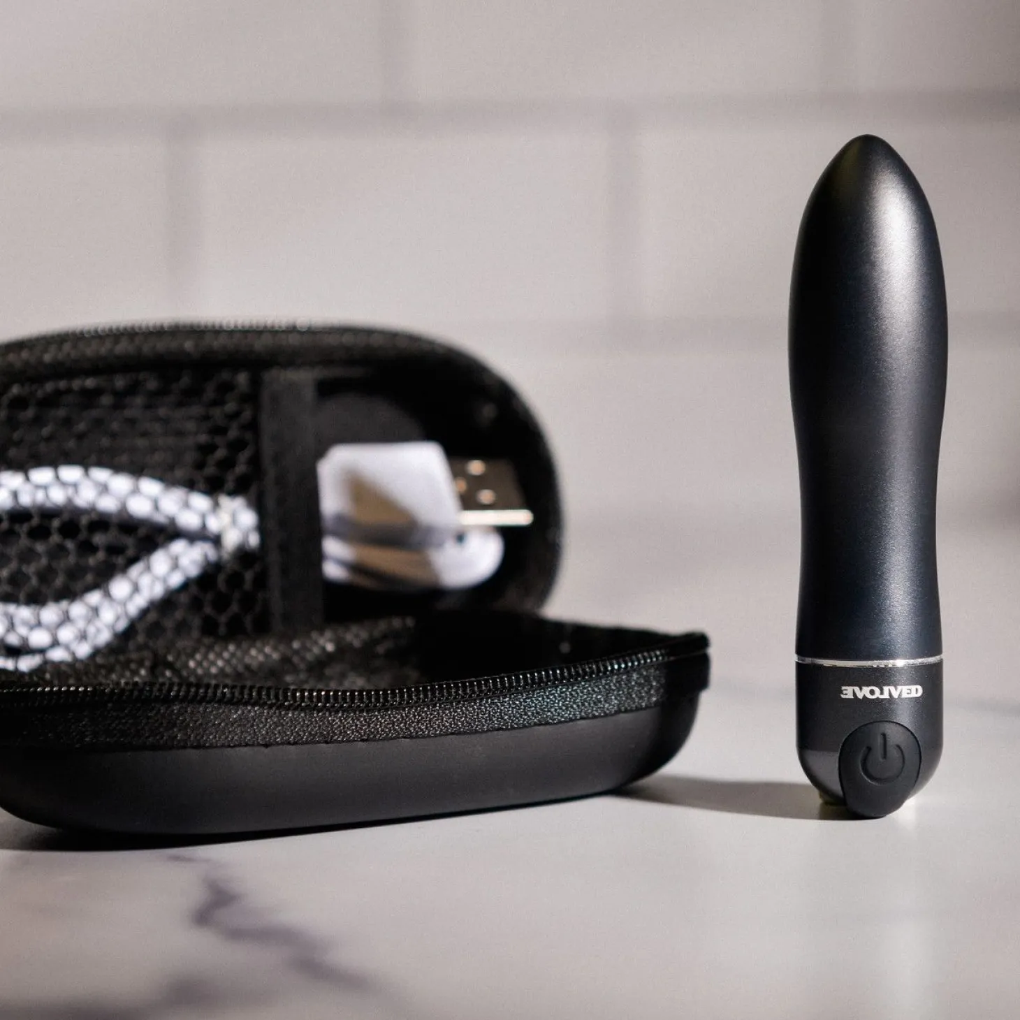 Evolved - Vibromasseur Travel Gasm Bullet - Noir