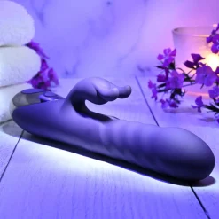 Evolved - Vibro rabbit va-et-vient, rotatif et vibrant - Violet