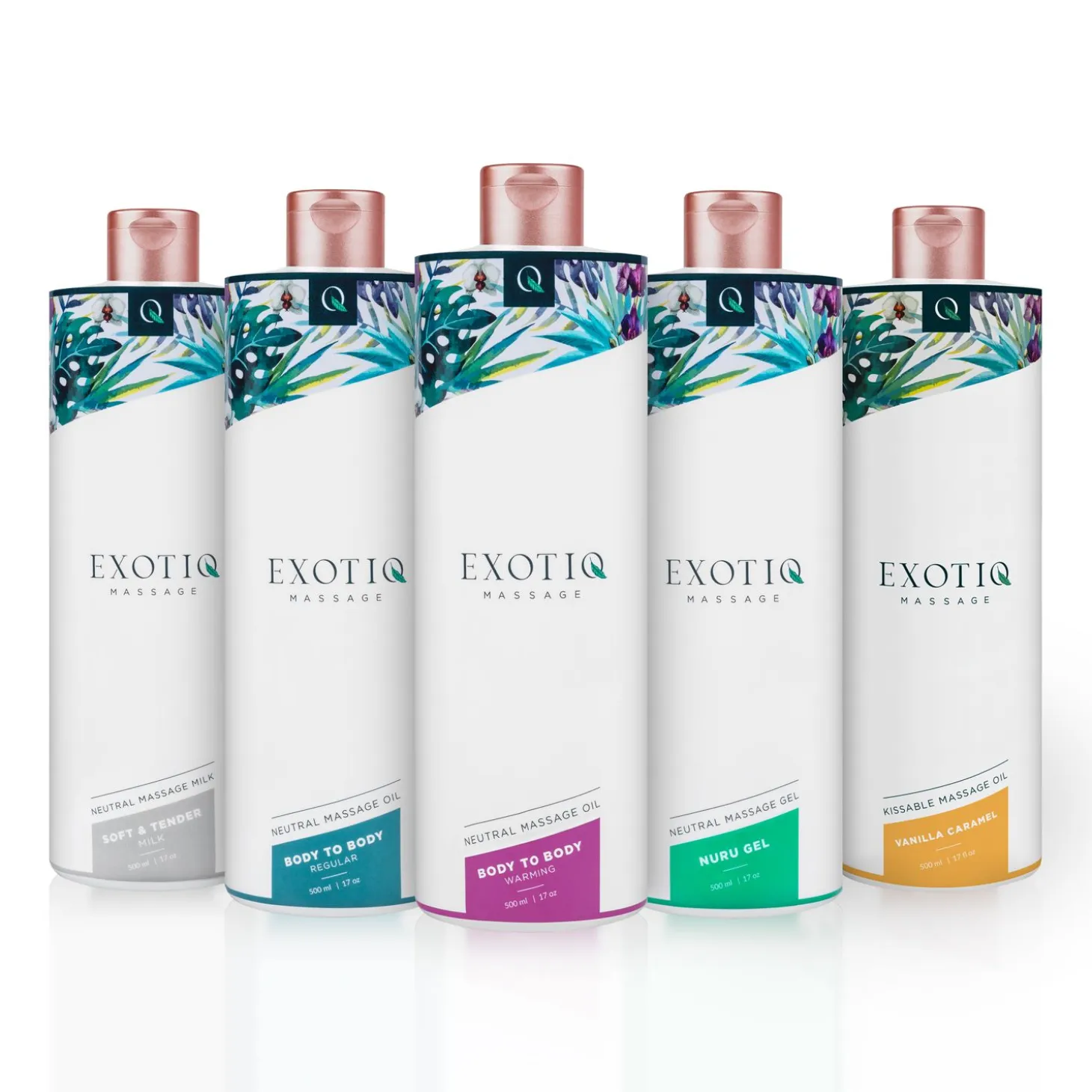 Exotiq - Huile de massage chauffante Body To Body - 500 ml