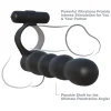 Fantasy C-ringz Cockring & gode Posable Partner Double Penetrator Noir