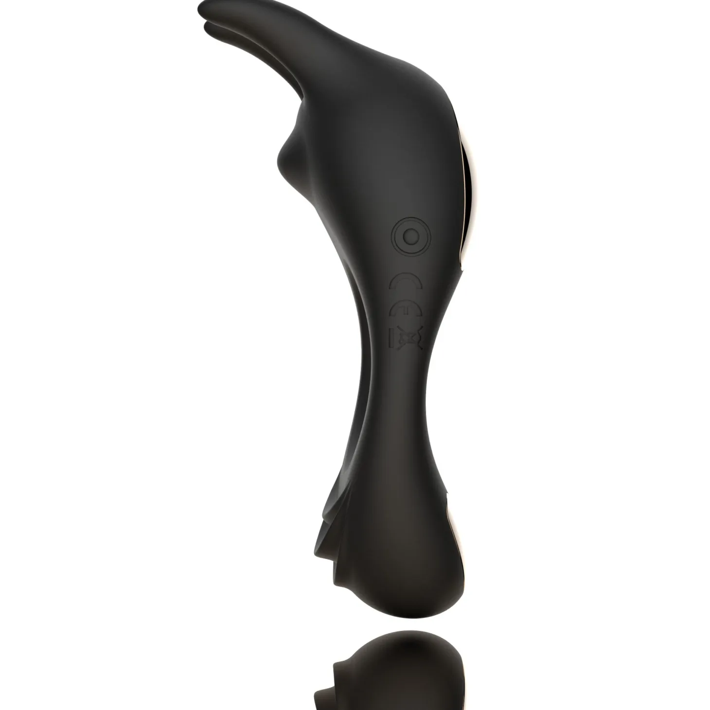 FeelzToys - Zeus Dual Vibe Cock Ring Black