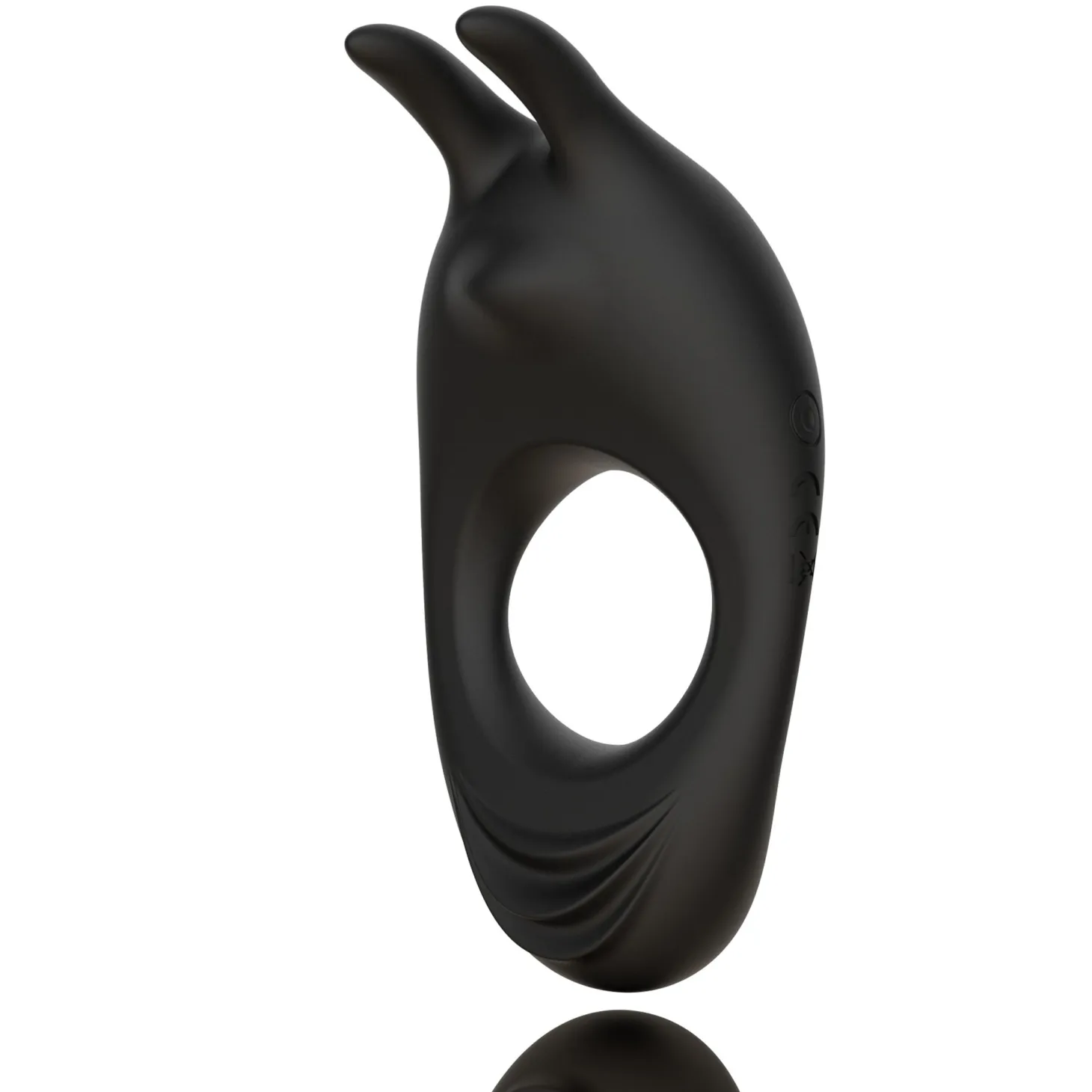 FeelzToys - Zeus Dual Vibe Cock Ring Black