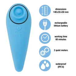 FemmeGasm Tapp 2 - Stimulateur clitoridien - Bleu