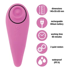 FemmeGasm Tapp 2 - Stimulateur clitoridien - Rose