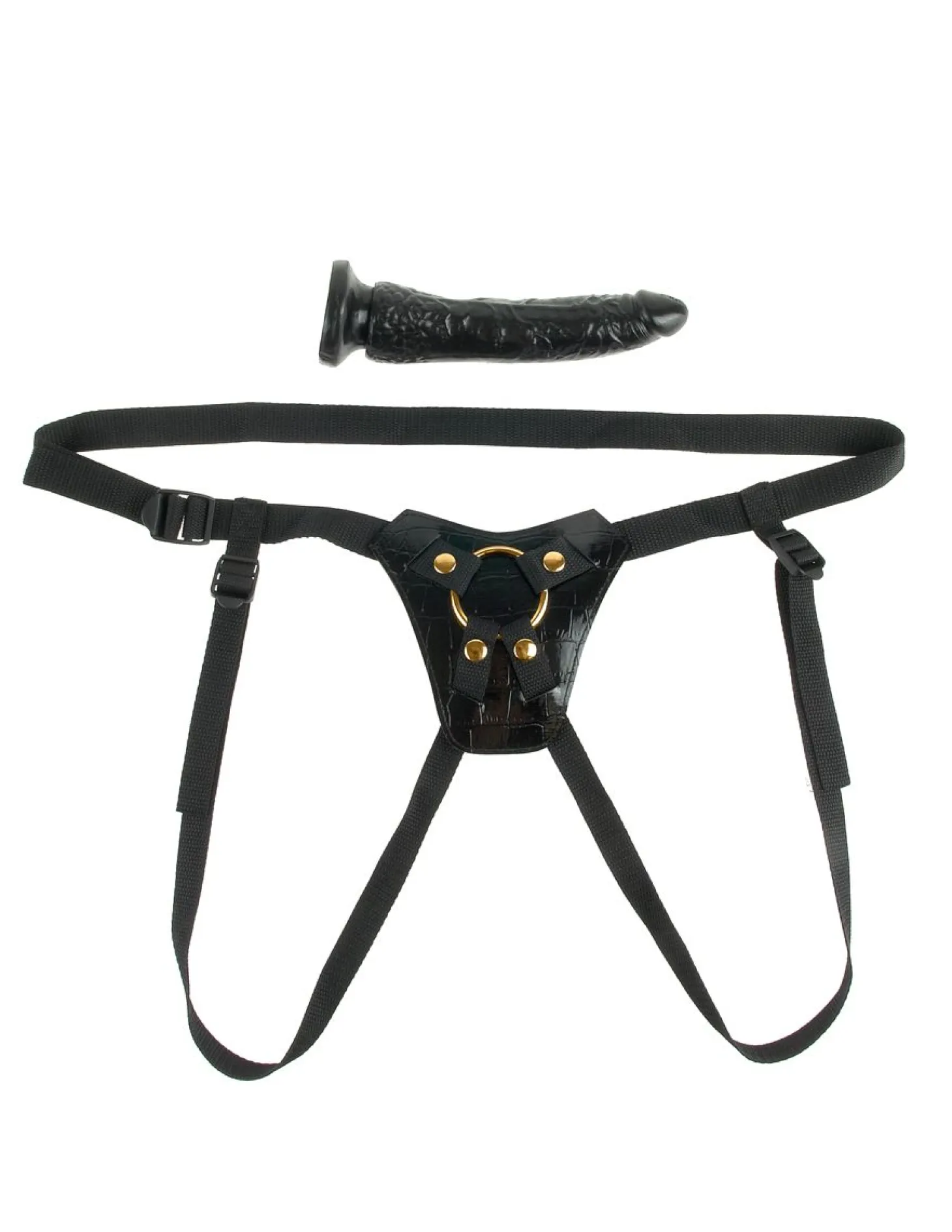 Fetish Fantasy Gold Gode-ceinture 7'' Designer Noir