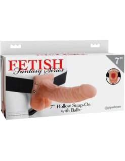 Fetish Fantasy Series Gode-ceinture creux 7'' Beige