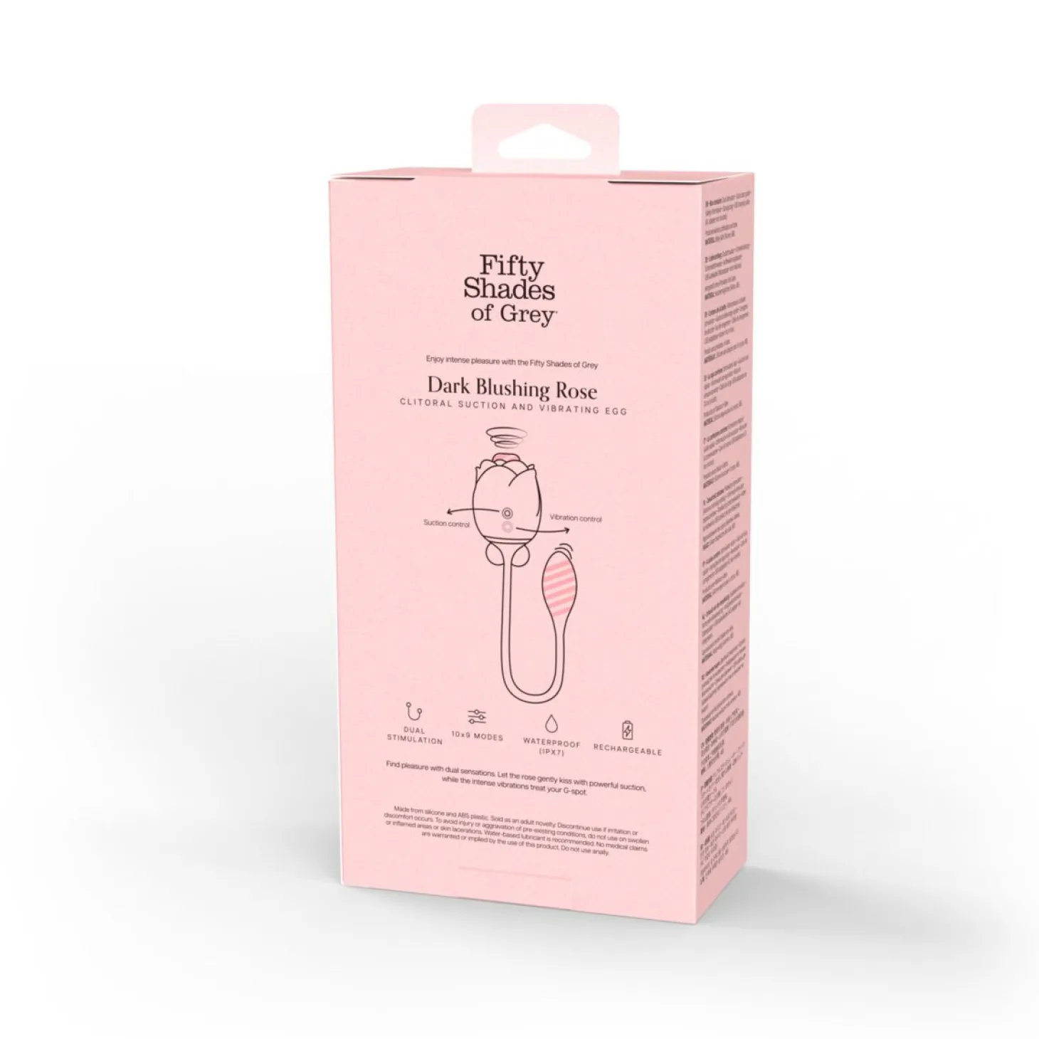 Fifty Shades of Grey - Blushing Rose Vibration et Succion Point G - Noir