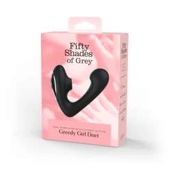Fifty Shades of Grey - Greedy Girl Duet Vibromasseur à Pression d’Air