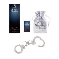 Fifty Shades of Grey – YOU ARE MINE Menottes – Métal Argenté