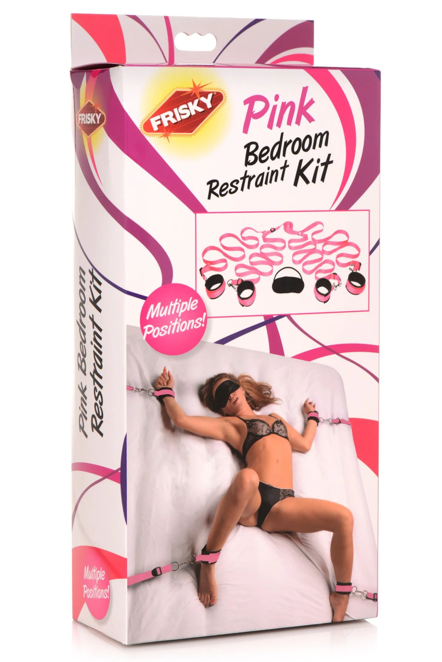 FRISKY - Kit de Retenue de Chambre Menottes - Roses