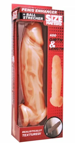Gaine de penis à chair réaliste et séparateur de testicules