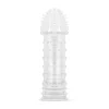 Gaine à penis à Côtes - Transparent