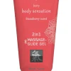 Gel de massage et glisse 2 en 1 - Fraise